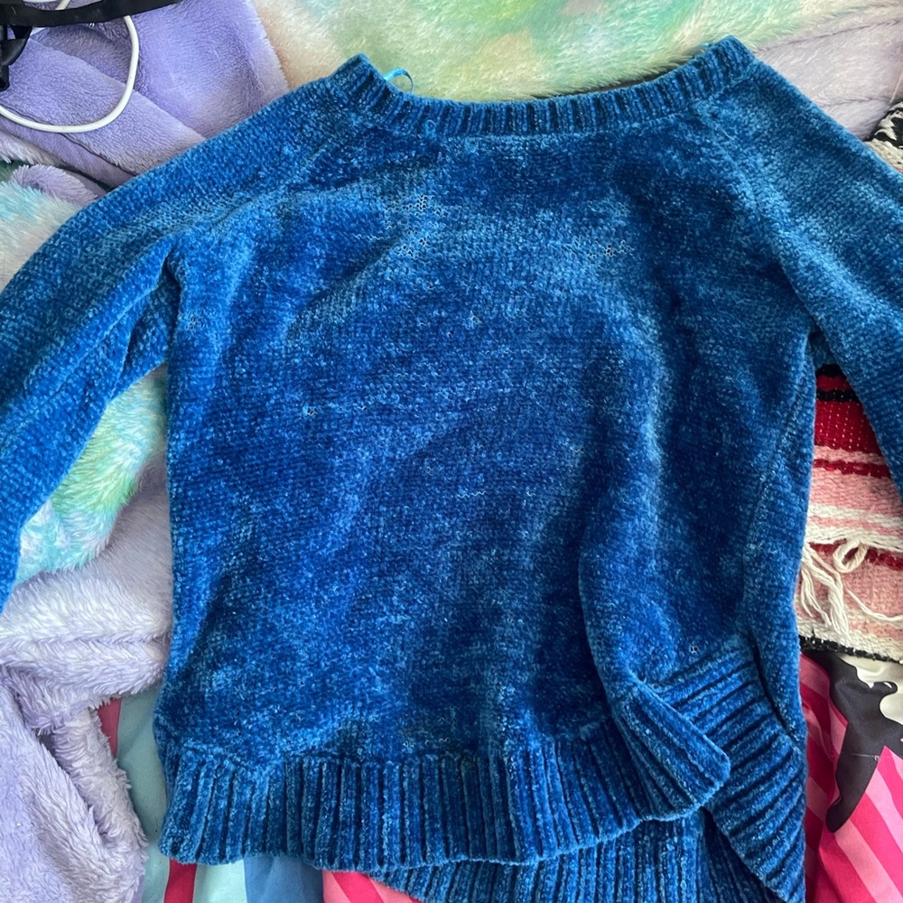 Pink Republic Vibrant Blue Women's Sweater